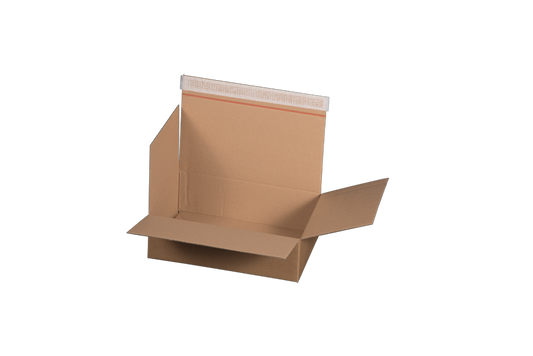 Automatikbodenkarton, 300x210x85mm, braun, mit SK und Aufreißfaden