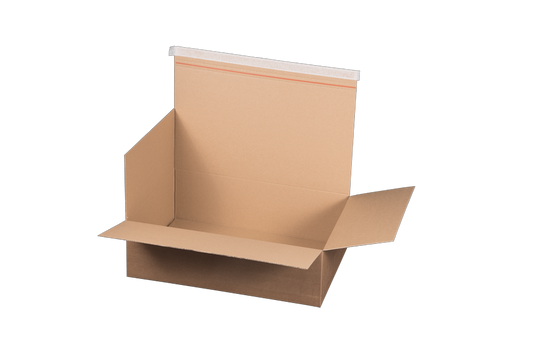 Automatikbodenkarton, 540x380x160mm, braun, mit SK und Aufreißfaden