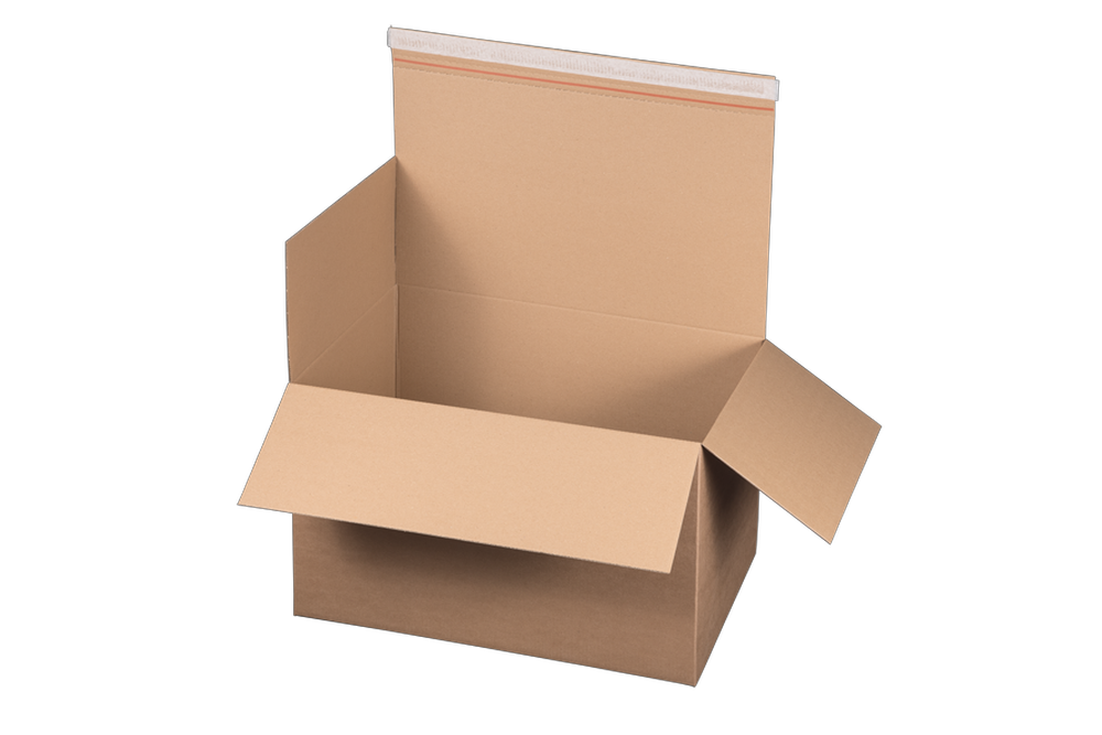 Automatikbodenkarton, 540x380x320mm, braun, mit SK und Aufreißfaden