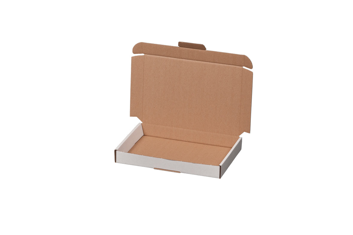 Maxibriefkarton, Gr. 3, weiß, VE 25, IM: 330x242x45mm, AM: 350x250x50mm