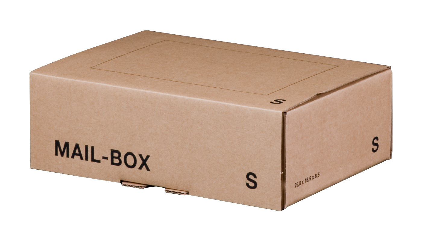 Mail-Box S, 249x175x79mm, braun, wiederverschließbar