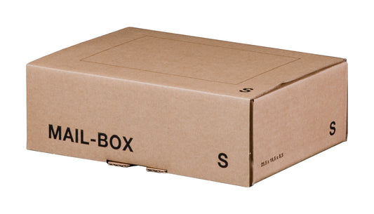 Mail-Box S, 249x175x79mm, braun, wiederverschließbar
