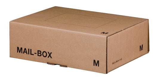 Mail-Box M, 331x241x104mm, braun, wiederverschließbar