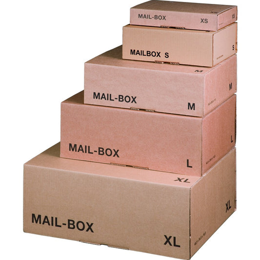 Mail-Box L, 395x248x141mm, braun, wiederverschließbar