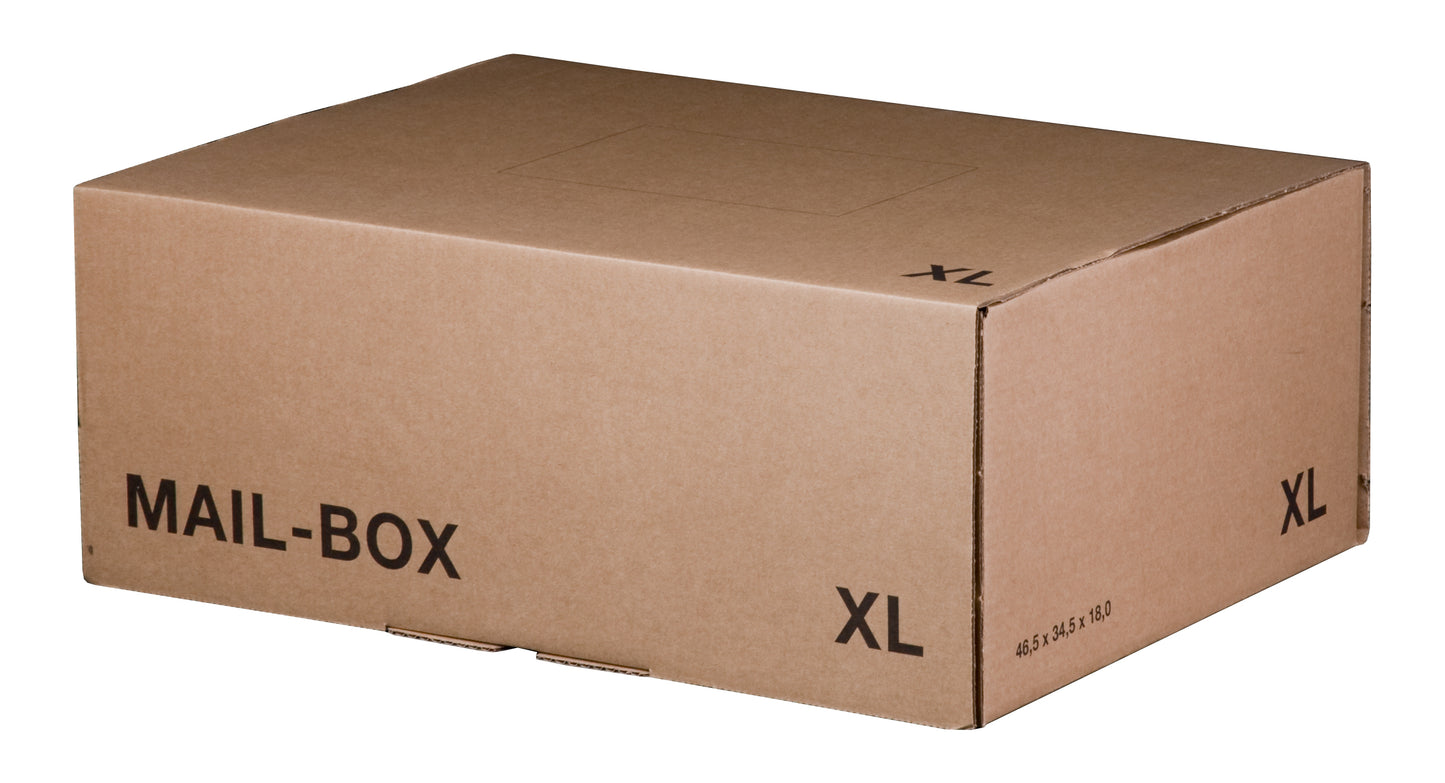 Mail-Box XL, 460x333x174mm, braun, wiederverschließbar
