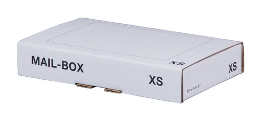 Mail-Box XS, 244x145x43mm, weiß, wiederverschließbar