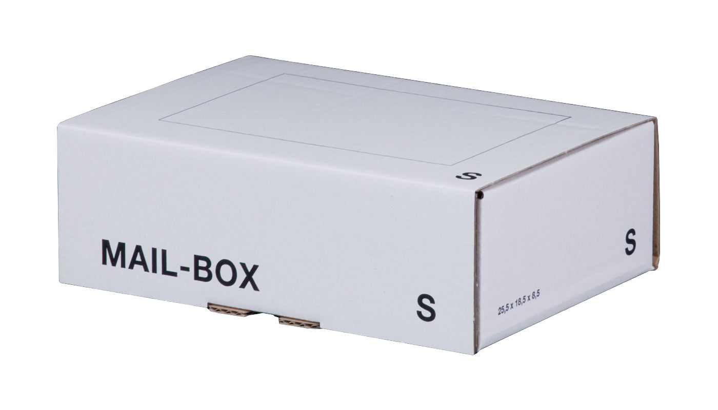 Mail-Box S, 249x175x79mm, weiß, wiederverschließbar