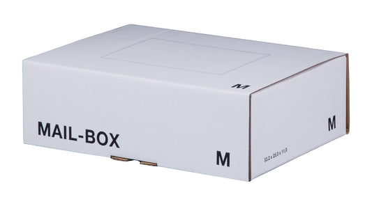 Mail-Box M, 331x241x104mm, weiß, wiederverschließbar
