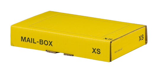 Mail-Box XS, 244x145x43mm, gelb, wiederverschließbar