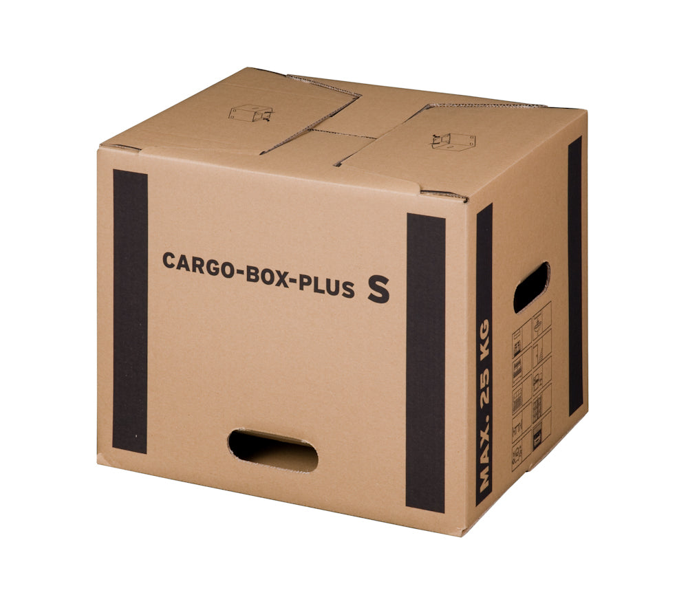 CargoBox plus S, 400x320x320mm wiederverschließbar, braun, doppelwellig