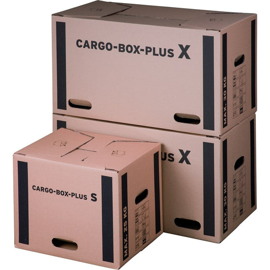 CargoBox plus S, 400x320x320mm wiederverschließbar, braun, doppelwellig