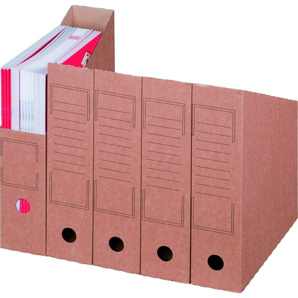 Archiv-Stehsammler 75, 260x75x315mm, braun