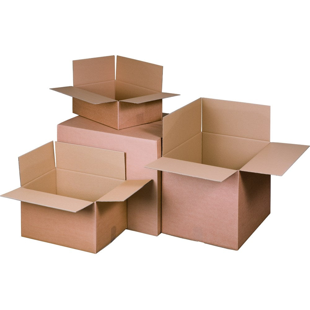 Versandkarton, 395x295x290mm braun, -wellig