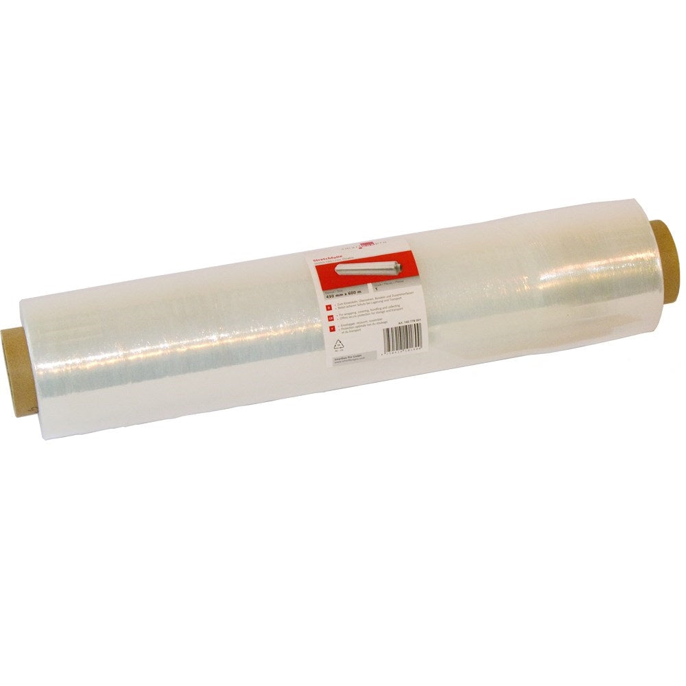 Stretchfolie 100 mm x 150 m, 10 Rollen im UK, 17 mµ