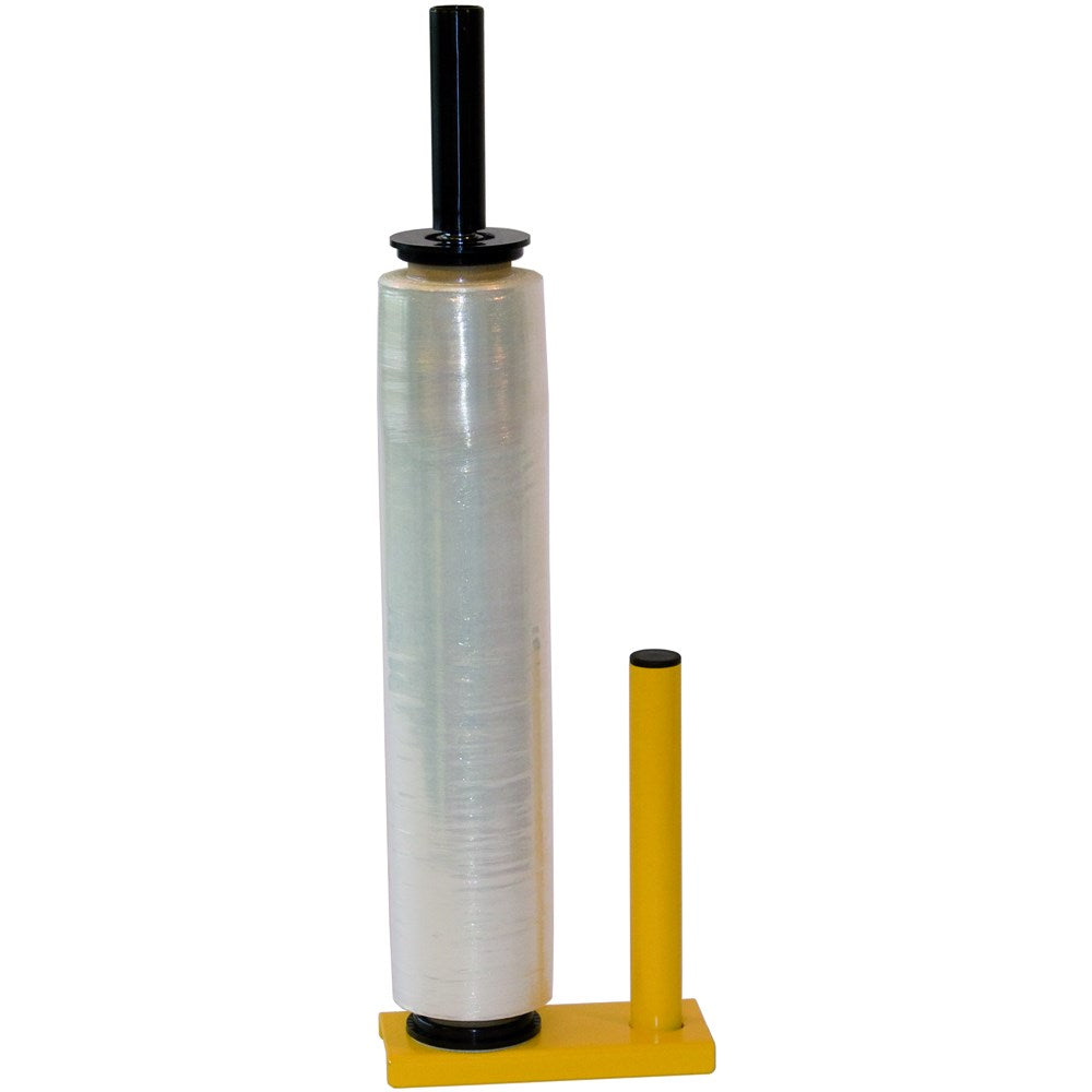Handabroller f. Stretchfolie, 400-500mm, gelb, Metall