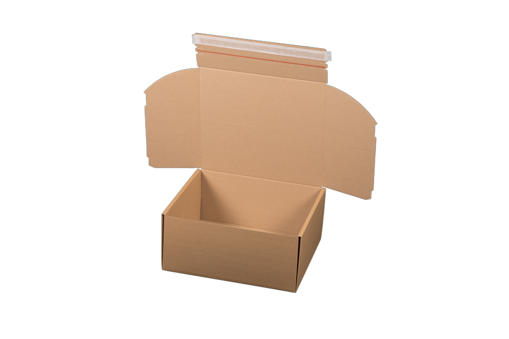 Modulbox 6, 340x315x155mm, braun mit SK und Aufreißfaden