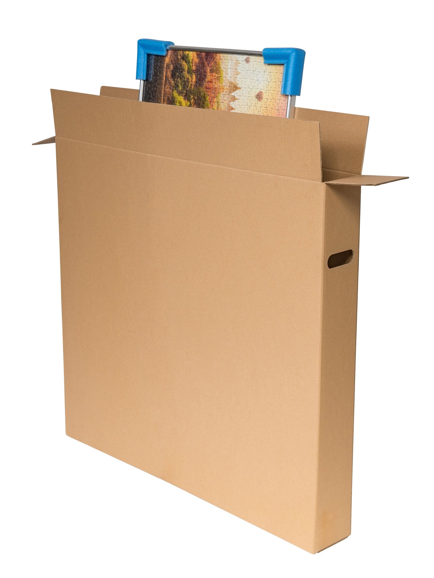 Bilderkarton, 900x120x800mm, braun, mit Handgriffausstanzung