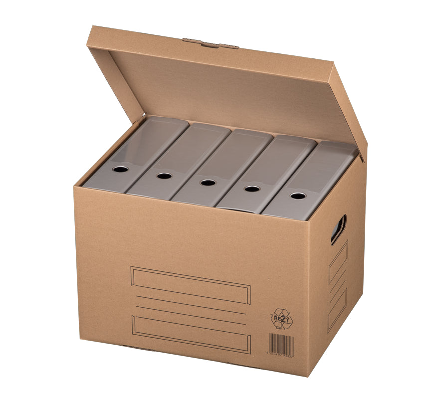 Archiv-Klappbox, 410x320x285mm, braun, SBP