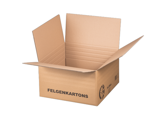 Felgenversandkarton, 500x500x290mm, 18 Zoll Felgen, braun