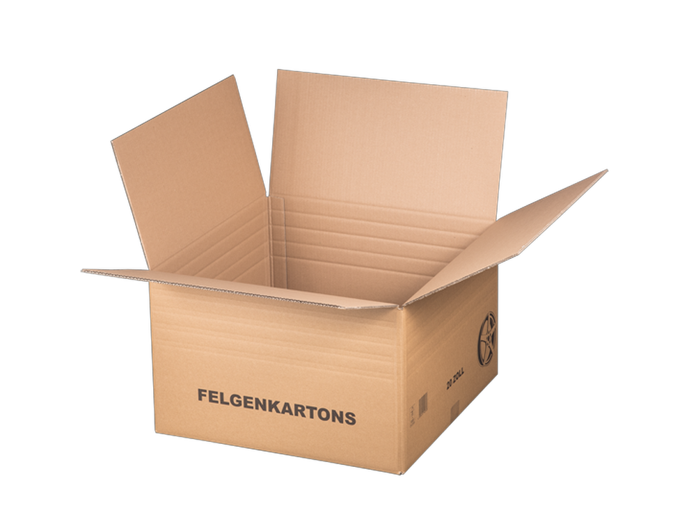 Felgenversandkarton, 550x550x340mm, 20 Zoll Felgen, braun