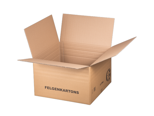 Felgenversandkarton, 575x575x365mm, 21 Zoll Felgen, braun