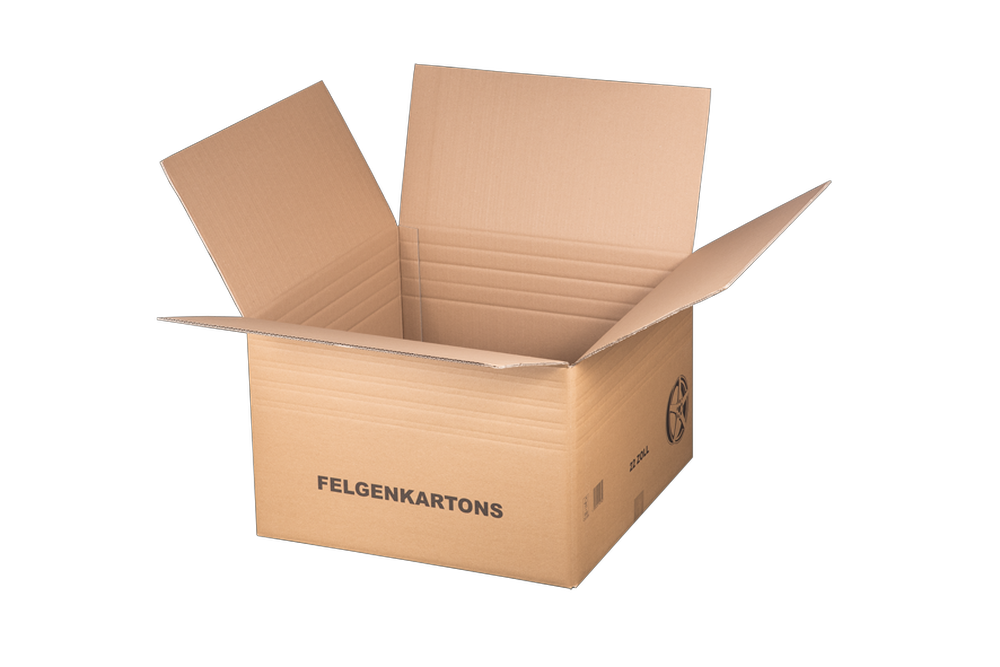 Felgenversandkarton, 600x600x390mm, 22 Zoll Felgen, braun