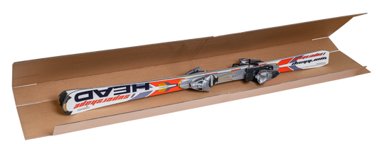 Skikarton - alternativ, 290x125x1714mm, 5-Seitenkarton mit abgestanzten Ecken