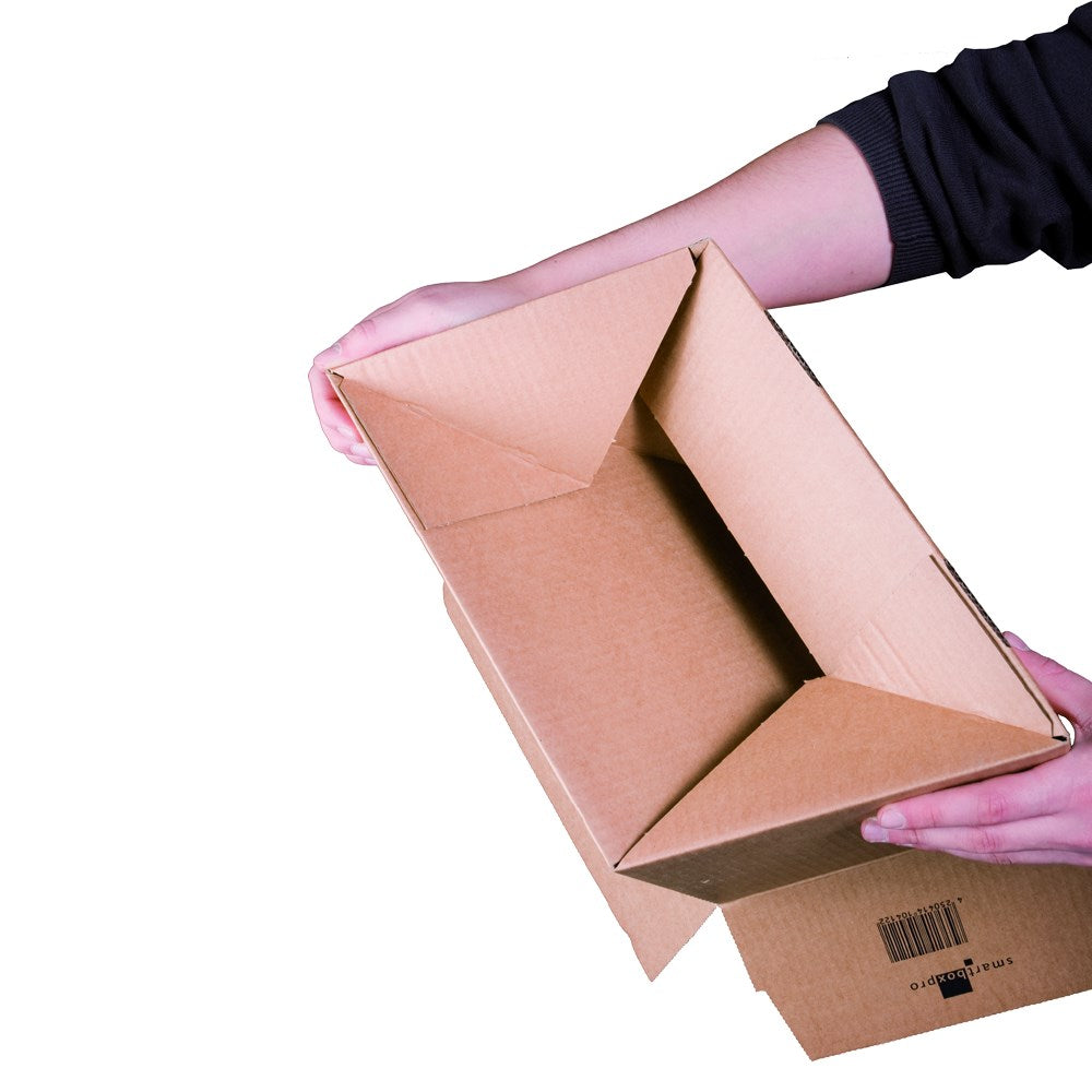 Automatikbodenkarton, 400x260x260mm, braun, mit SK und Aufreißfaden