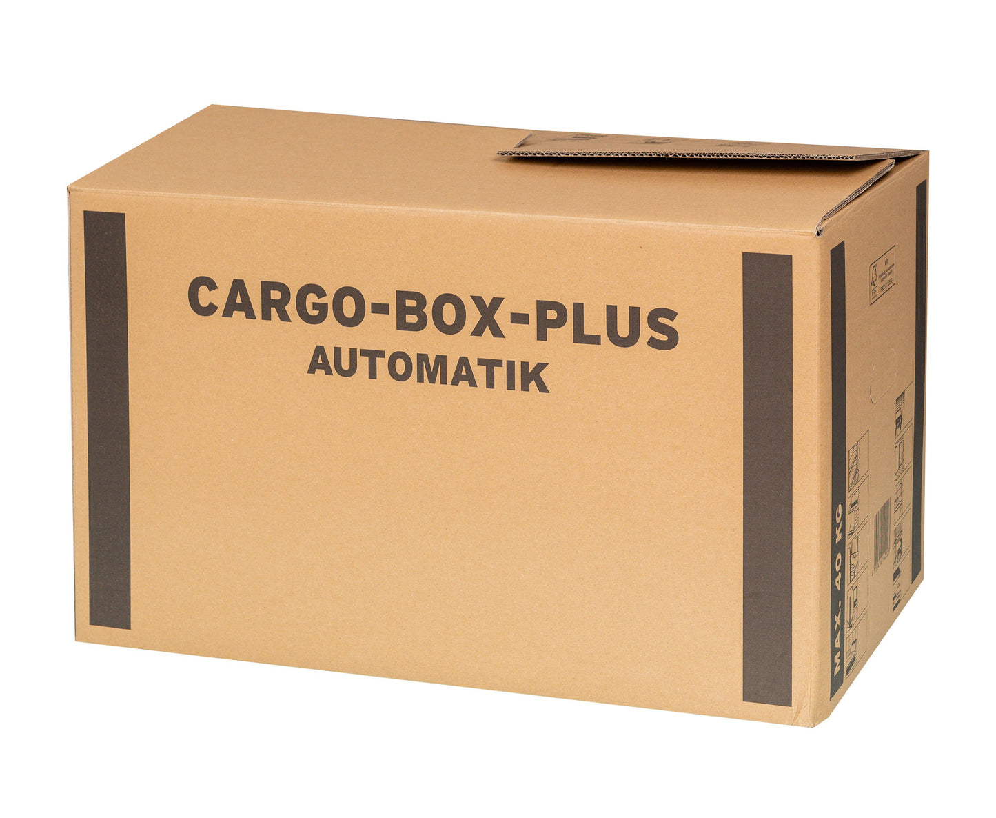 Cargobox Plus Automatik, 65x35x37cm, braun, 2-wellig