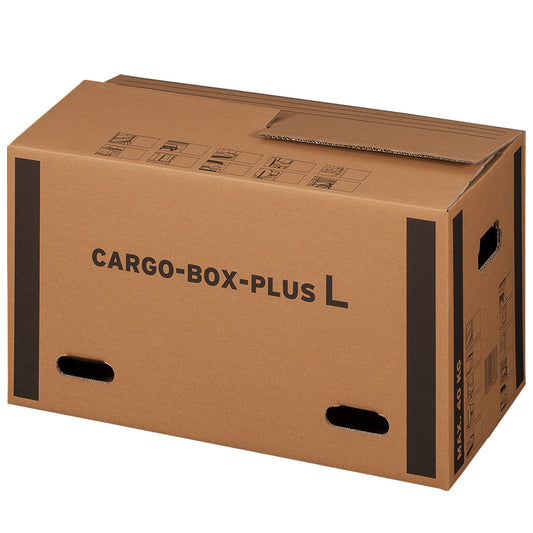 CargoBox Plus L, braun, 64x34x36cm, 2-wellig,VE 10,