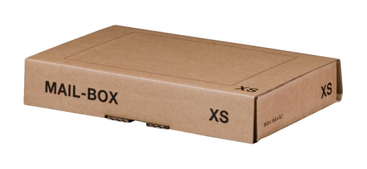 Mail-Box XS, 244x145x43mm, braun, wiederverschließbar