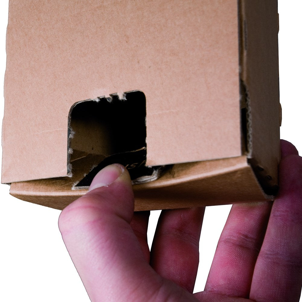 Trapez Versandverpackung "A0", 860x105/55x75mm, IM: 860x105x75mm